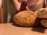 Cum on fresh bread