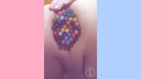 My tight Ass gets stretched and destroyed by 40 Markers