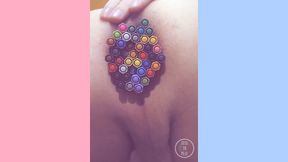 My tight Ass gets stretched and destroyed by 40 Markers