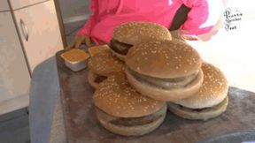 Fast Food Meal for her heeled Boots