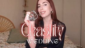 Chastity wedding - Sadistic femdom keyholder YMarie turns you into an obediant caged slave - CHASTITY - HUMILIATION - ROLEPLAY - TEASING - ANAL PLAY