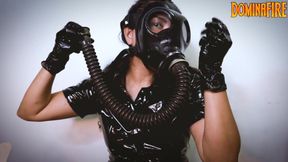 Asmr Rubber Gasmask and Gloves