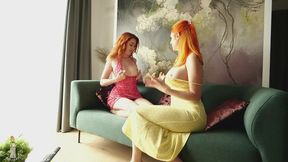 Redhead girlfriend swap