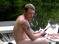 Joe cant stop himself from sucking this straight guys cock