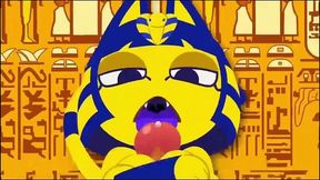 Egyptian Cat Commentary Hentai Animation