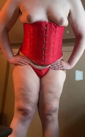 I got a corset thingy