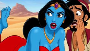 Genie Girl Jerk off Dick to Adaddin. Fairy Tale Story