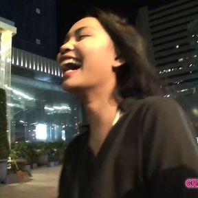 Pretty young Thai hooker picked up off the street &amp; creampie