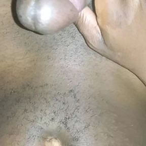 This Rural guy decided to play with his mandingo flesh for satisfaction on his bed