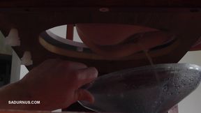 Dyanna Smokes on Her Live Toilet