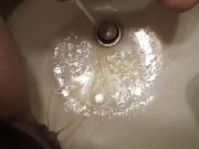 FTM Piss In Sink At Work