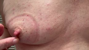 I suck my tits and nipples with wonderful tools!
