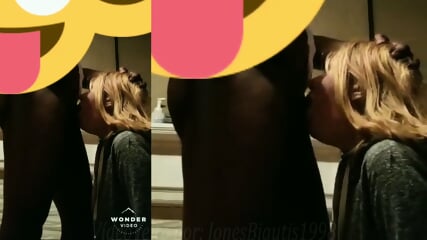blonde amazing deepthroat blowjob - compilation