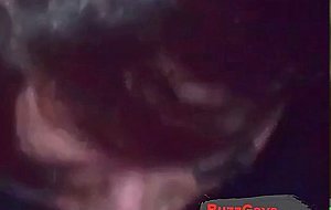 Asian CD sucking cock