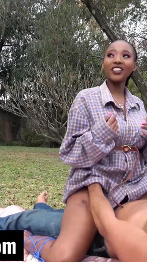 This EBONY TEEN kept waiting on her BOYFRIEND... I had to show her a real path to fame with my cock   Clip 1