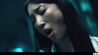 Hentai Monster Futanari - Asian Babe Grows Futa Cock And Creampies Chubby Bbw