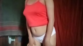 Sexy Priya Cute Boobs And Pussy Fingering Hand Faking Desi Girl Dance Faking Sexy Dance Part