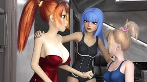 sexsona - episode 4 - it s time to get super laid! - yuna and mikimi go to the playfuta office to get super laid!!!!