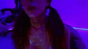 Mexican model gives a webcam ASMR while getting fucked by her follower
