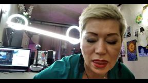 My Finger Is in Her Anus, My Dick Is in Her Throat! )) All Holes of My Mature Bitch Are Involved..
