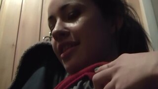 Adorable teen girl sucking two delicious dicks