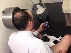 Str8 spy daddy in public toilet part 2