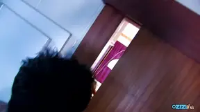 Seeing the blonde masturbate leads to a threesome with hardcore anal for her big ass