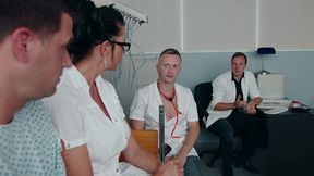 busty nurse milf dacada fucked by 3 cocks. - squirt and creampie.