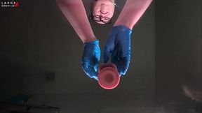 Nurse Lexi'_s Cum Collection POV: Ass and Tits Pressed on Glass - Handjob, Titfuck, BJ, Wild Ride and Facial (4K Landscape)