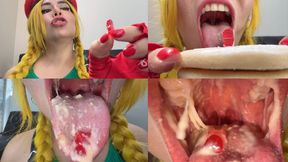 Vore swallowed gummy bear