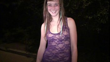 Teen girl Alexis Crystal gets gang banged at public orgies