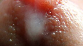 Extreme Closeup Cumshot - Orgasm Control