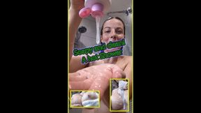 Soapy and Clean! A Hot Shower