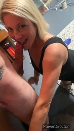 Gorgeous wife fucks young guy with a fat cock part 1