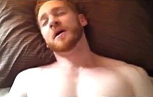 Two Big Cocks Feed Their Loads to Redhead Cock-Hungry Slut