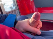 Jerking off in a ski gondola - cumshot included (1st time on this channel)