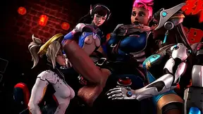 Zarya's Futa Monster Crashes Overwatch