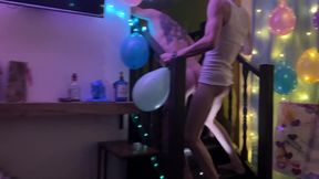 Festive fucking of close friends - the gift was depraved sex until they came