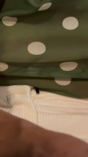 Having dinner and wine in a completely sheer shirt   Clip 1