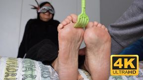 First Time Foot Tickling - Fabiola – 4K