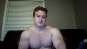 intense Hairy Man Milks Off On web cam