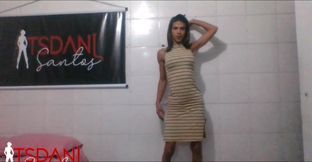 Sexy and Seductive Daniela Santos Dancing and Then Having an Orgasm.