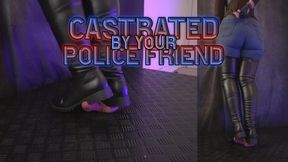 Castrated by Your Police Officer Friend in Thigh High Riding Boots (45 Double Version) - TamyStarly - Cock Balls Crush Trample, Shoejob, Bootjob, CBT, Ballbusting, Trampling, Stomping