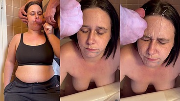slut took A cum load