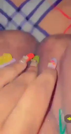 Slutty amateur girl goes solo with a guilty pleasure