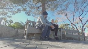 Goddess Jordyns public foot massage