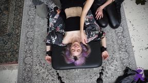 Sofia first ever tickling session part 3 (upper body) 4K