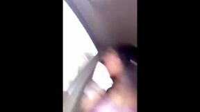 She a very Horny Shemale Wanking it in the Car and Bust