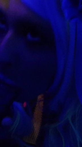 Black Light Cock Sucking