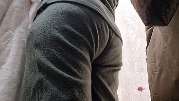 Farts in the public clothing store